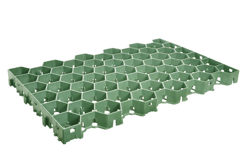 Plaque de consolidation pour gazon JOUPLAST GREENPLAC vert L. 600 x l. 390 x H. 40 mm