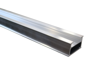 Lambourde aluminium JOUPLAST Profildeck L 240 cm x Ht. 27 mm