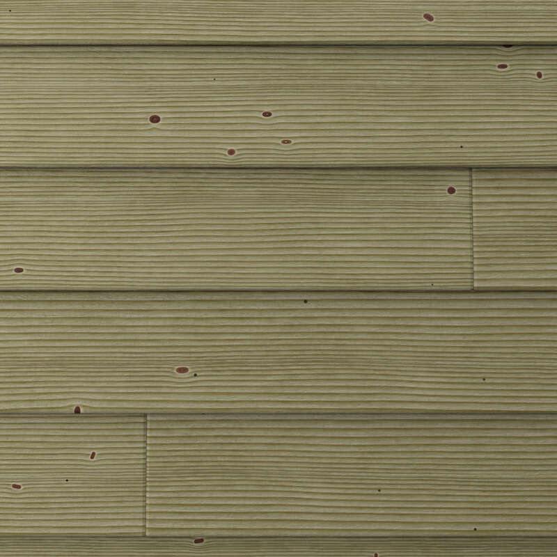 Lame de terrasse en Pin rouge du Nord DECK DK16 - traité classe 4 - vert - 27x145 mm - L. 4,5 m