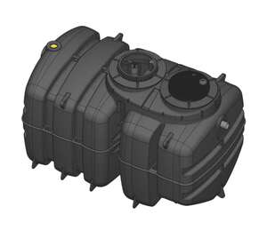 Microstation d'épuration AQUAMERIS EH. 5 - Bac de 4500 L