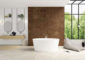 Panneau mural KINEDO KINEWALL DESIGN Acier Corten L. 150 x H. 202 x Ep. 0.3 cm