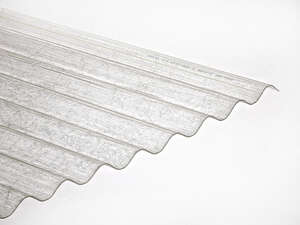Plaque ondulée en polyester ONDULINE 95 - incolore - L. 2 x l. 1 m x Ép. 1,2 mm