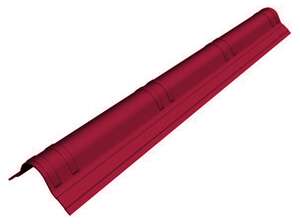 Faîtière mince pour toiture ONDUVILLA - rouge ombré - L. 106 x l. 19 cm