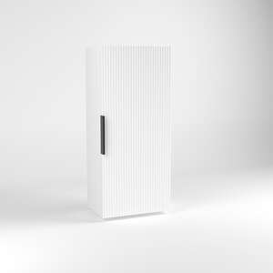 Colonne de Salle de Bains ODESIGN GABAN H. 90 x l. 35 x p. 22 cm - 1 porte - laqué Blanc Velours