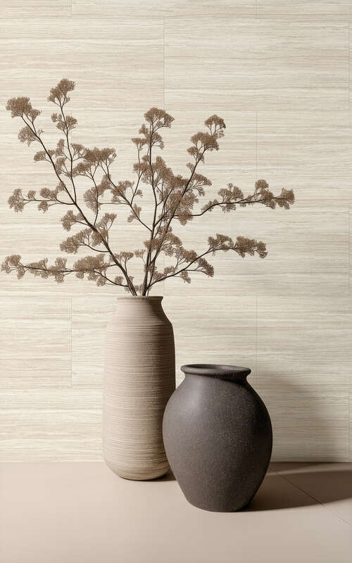 MURAL REVELA 65X37.5CM - TRAVERTINE BONE
