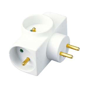 Multiprise triplite 3 x 2PT 