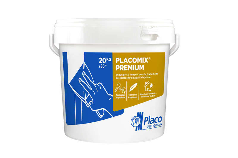 Enduit joint PLACOMIX® PREMIUM - Seau de 17 L