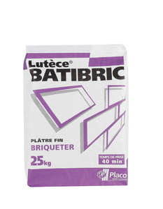 Plâtre LUTECE® BATIBRIC - Sac de 25 kg