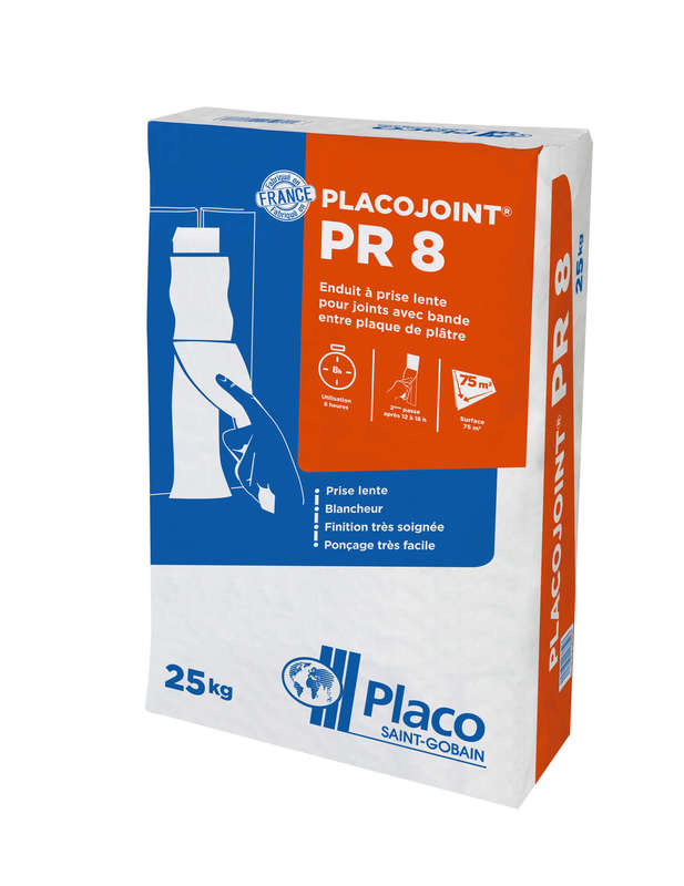Enduit joint PLACOJOINT® PR8 - Sac de 25 kg
