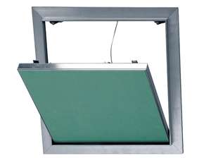 Trappe de visite alu/plaque pour plafonds et cloisons L. 300x l. 300 mm