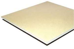 Plaque de plâtre PLACOPLATRE® BA 25 Marine L. 3 x l. 0,9 m x Ép. 25 mm