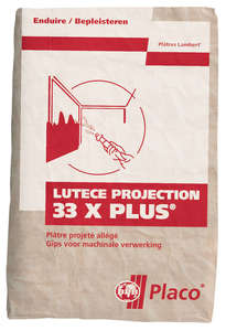 Plâtre LUTECE® Projection 33 XPPLUS - Sac de 33 kg