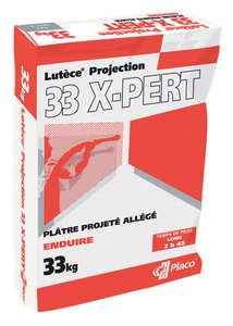 Plâtre LUTECE® Projection 33 XPERT - Sac de 33 kg