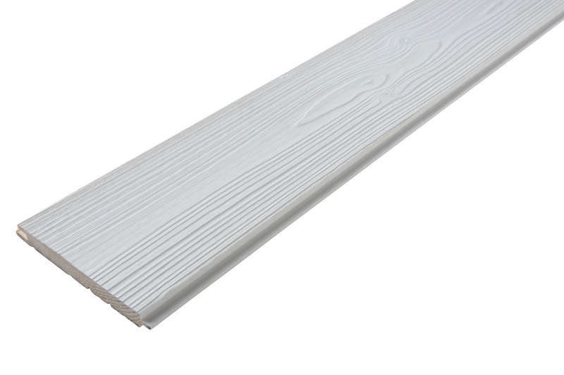 Parement blanc en Sapin du Nord - élégie carrée languette décalée - blanc coton brossé - L. 2500 x l. 135 x H. 15 mm