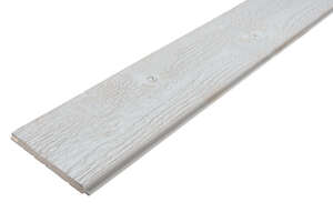 Parement blanc en Sapin du Nord - élégie carrée languette décalée - blanc pur brut de sciage - L. 2500 x l. 135 x H. 15 mm