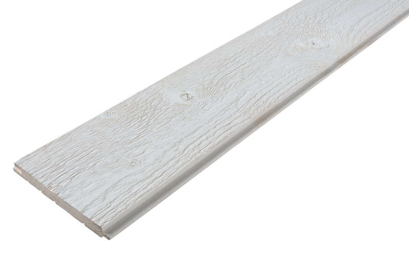 Parement blanc en Sapin du Nord - élégie carrée languette décalée - blanc pur brut de sciage - L. 2500 x l. 135 x H. 15 mm