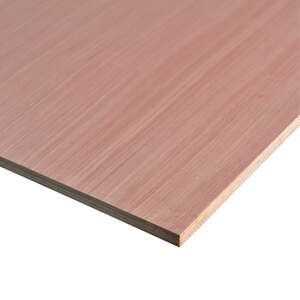 Panneau construction Peuplier Twin Rouge l. 2500 x L. 1220 x épai. 5 mm