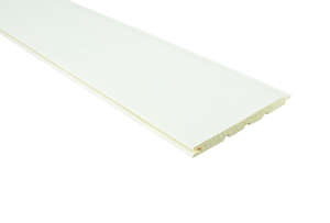 Parement blanc en Sapin du Nord - élégie carrée kinna - blanc polaire brossé - L. 2650 x l. 135 x H. 12 mm