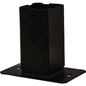 Pied de poteau de muret 70x70 Noire