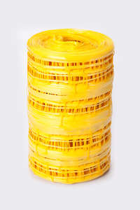 Grillage avertisseur EUREK2 détectable jaune - Rouleau de L. 100 m x l. 20 cm