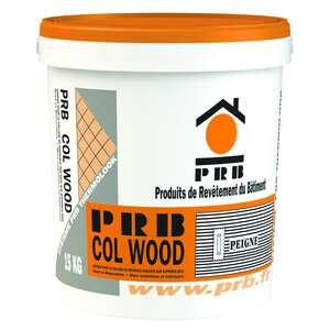 Adhésif pour collage de panneaux isolants sur supports bois COL WOOD gris - Seau de 15 Kg