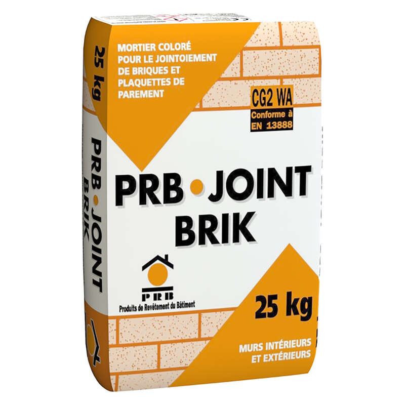 Joint spécial briques et plaquettes JOINT BRIK gris ouessant - Sac de 25 Kg