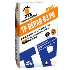 Mortier pour réparation structurelle sur élément en béton TP REPAR R3 PR - Sac de 25 Kg