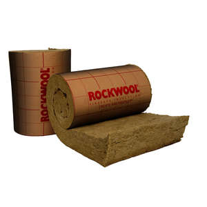 Rouleau isolant en laine de roche pour combles aménagés Easyrock - revêtu - 2,2x0,6 m - ép. 200 mm - R = 5,10 m².K/W