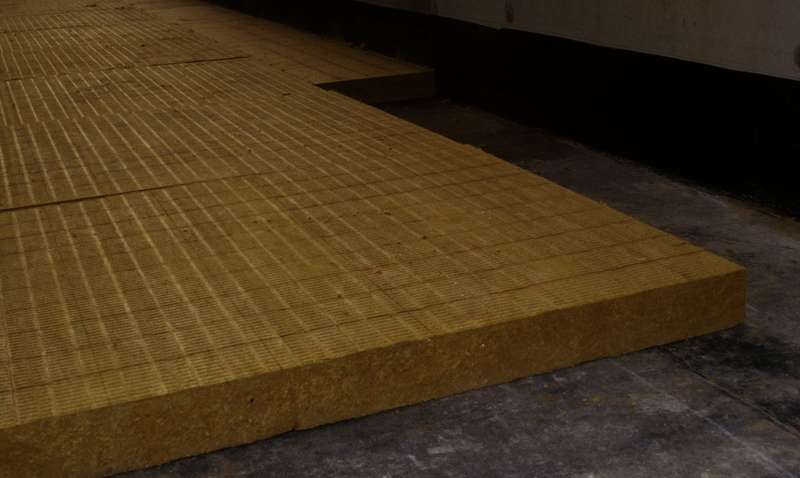 Panneau isolant ROCK UP C NU en laine de roche pour extérieur L. 1200 x l. 1000 mm Ép. 100 mm - R=2,55 m².K/W