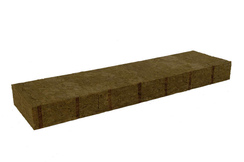 Panneau en laine de roche MB Rock + - ép. 60mm -  1200 x 600 mm - R= 1,70 m².k/w