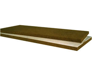 Doublage isolant plaque de plâtre/laine de roche Labelrock - ép. 10+60 mm - 2,6x1,2 m - R = 1,20 m².K/W