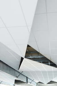 Dalle de plafond ELKA A24 blanc L. 1500 x l. 600 x Ép. 20 mm