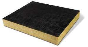 Panneau isolant ROCKACIER B SOUDABLE en laine de roche pour extérieur L. 1200 x l. 1000 mm Ép. 40 mm - R=1,00 m².K/W