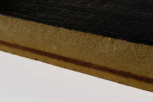 Panneau isolant ROCKACIER C SOUDABLE en laine de roche pour extérieur L. 1200 x l. 1000 mm Ép. 100 mm - R=2,50 m².K/W