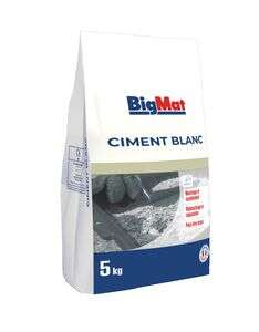 Ciment Portland BIGMAT blanc - Sac de 5 kg