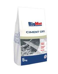 Ciment Portland BIGMAT gris - Sac de 5 kg