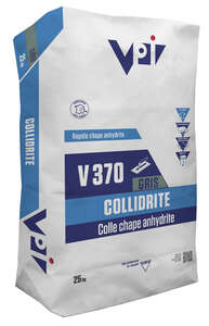 Colle chape anhydrite COLLIDRITE V370 gris - Sac de 25 kg