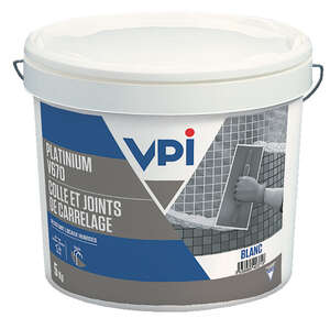 Mortier de collage et jointoiement époxy PLATINIUM V670 blanc - Kit de 5 kg