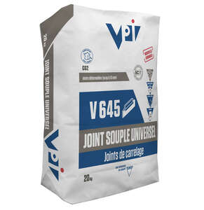 Joint carrelage souple universel V645 blanc - Sac de 20 kg