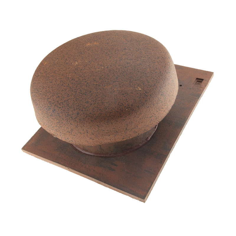 Tuile à douille ELYSÉE Diam. 150 mm en terre cuite + chapeau longchamp
