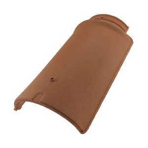 Arêtier de ventilation en terre cuite + clip brun rustique - 2,5 pièces au ml