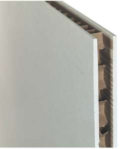 Cloison alvéolaire en plâtre POLYCLOISON 50 KH  HOUSSEE L. 2600 x l. 1200 x Ép. 50 mm