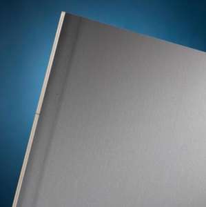 Plaque de plâtre KNAUF HYDROPROOF KH BA13 L. 2800 x l. 1200 x Ép. 13 mm