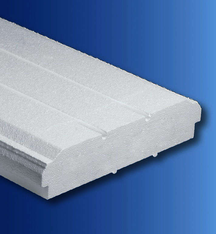 Entrevous en polystyrène expansé HOURDIVERSEL G MC120FPSE pour isolation thermique des planchers L. 1235 x l. 525 x H. 120 mm