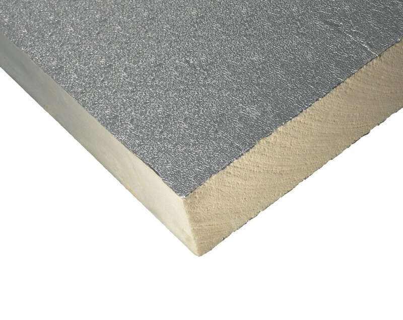 Panneau isolant KNAUF STEELTHANE en polyuréthane pour toitures L. 2500 x l. 1200 x Ép. 160 mm - R=7,25 m².K/W