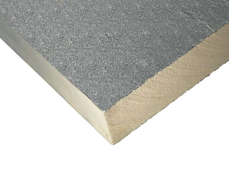 Panneau isolant KNAUF STEELTHANE en polyuréthane pour toitures L. 2500 x l. 1200 x Ép. 60 mm - R=2,70 m².K/W