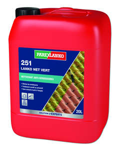 Nettoyant liquide pour traitements curatifs contre la mousse 251 LANKO NET -  Bidon de 20 L