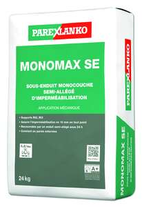 Sous-enduit monocouche semi-allégé d'imperméabilisation MONOMAX SE gris - Sac de 24 kg