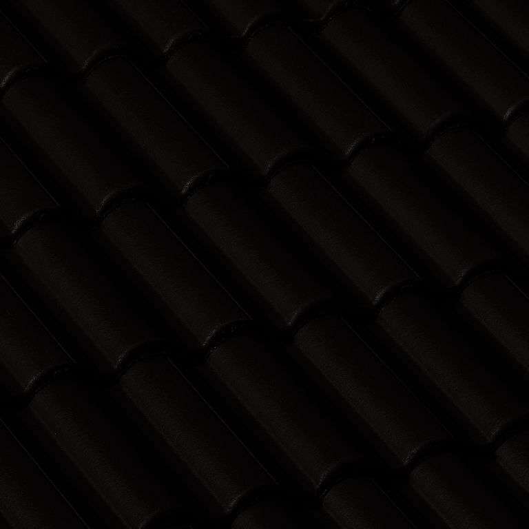 Tuile en béton PLEIN CIEL noir L. 420 x l. 332 mm