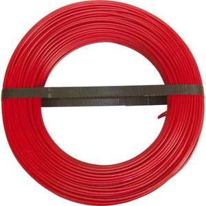 Fil électrique H07 VU Section : 1,5 mm² | Coloris : Rouge